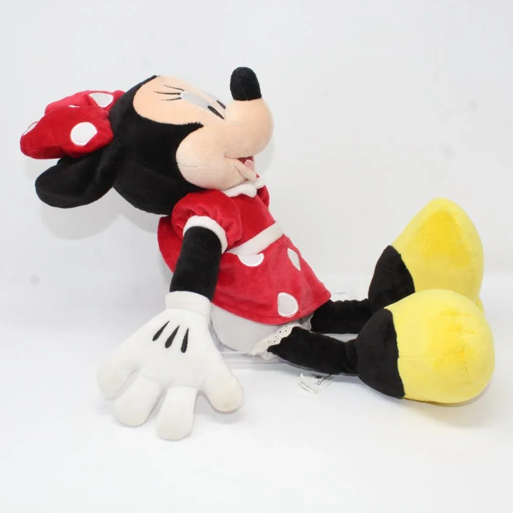Disney Parks Resort  Minnie Mouse 20" Doll Red  Dot Dress Bow Plush Stuffed Toy - Picture 4 of 11